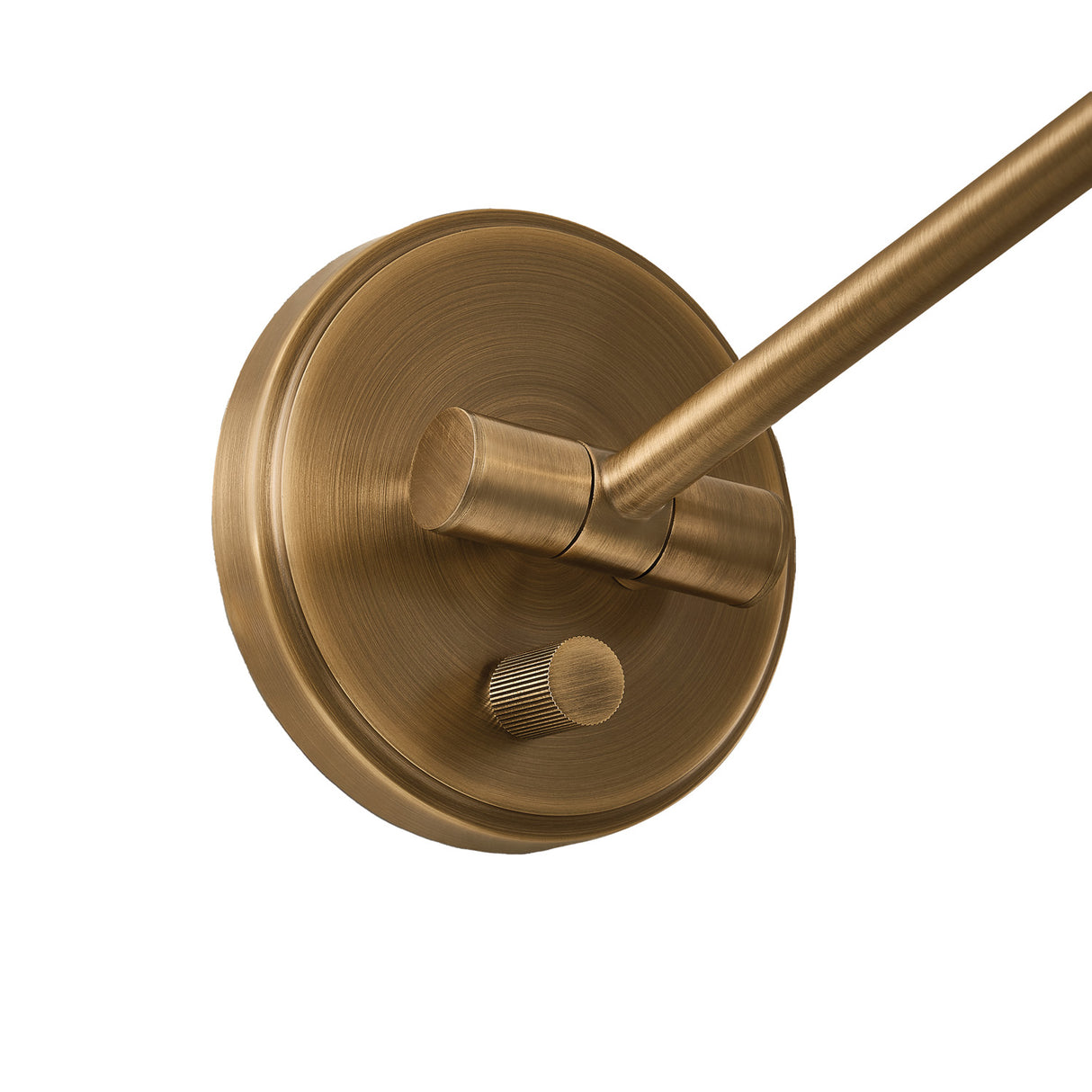Ralph Adjustable Wall Sconce 15", Vintage Brass with Soft Sand