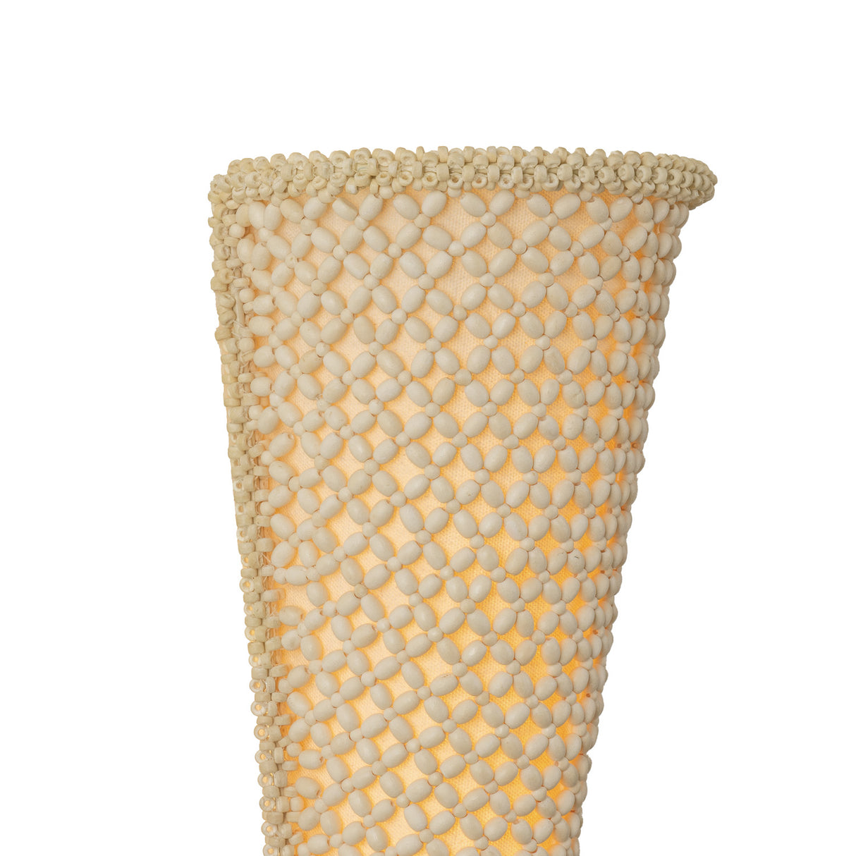 Dalmar LED Wall Sconce 16", Ivory Beaded