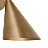Faye Adjustable Wall Sconce, Patina Brass