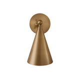 Faye Adjustable Wall Sconce, Patina Brass