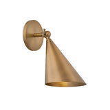 Faye Adjustable Wall Sconce, Patina Brass