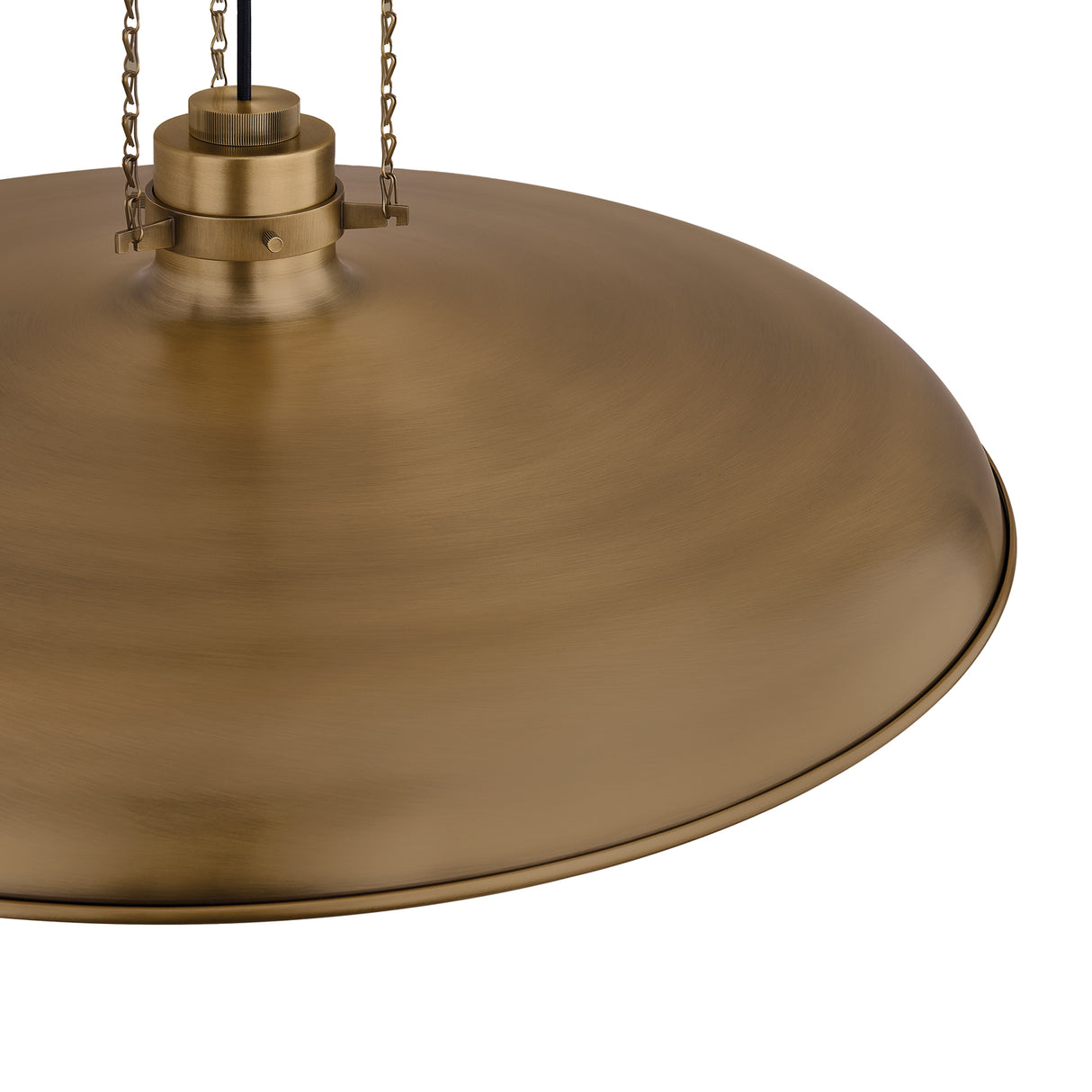 Titan Extra Large Pendant 32", Patina Brass
