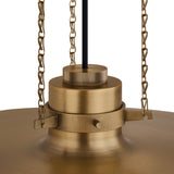 Titan Extra Large Pendant 32", Patina Brass