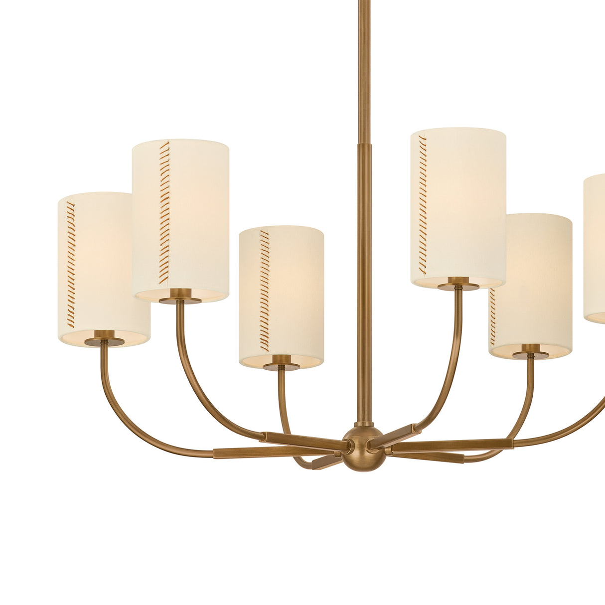 Hansel Chandelier 30", Patina Brass