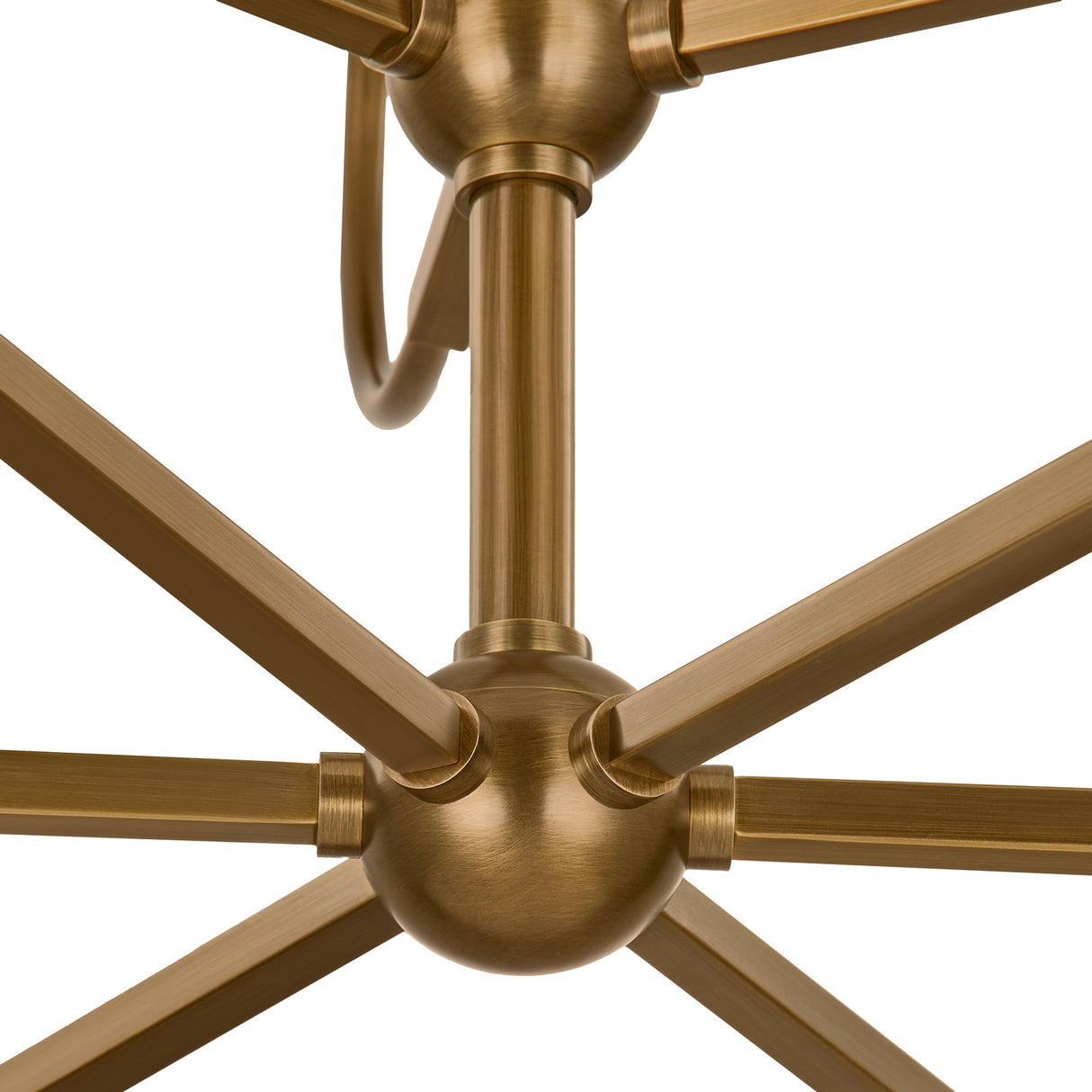 Hansel Two-Tier Chandelier 42", Patina Brass