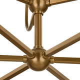 Hansel Two-Tier Chandelier 42", Patina Brass