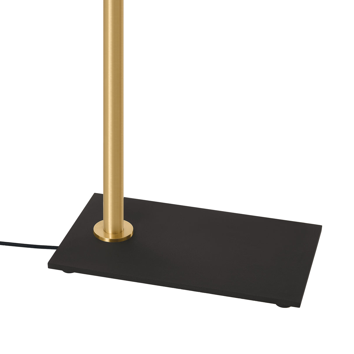 Fiona Floor Lamp 60", Aged Brass and Taupe Printed Shade