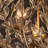 Esme Pendant 17", Soft Brass and Clear Glass