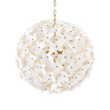 Nabi Pendant 22", Brass and White