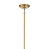 Grace 9 Light Chandelier 22", Brass with Blush Glass