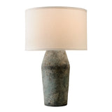 Yukon Table Lamp 27", Textured Moonstone with White Shade