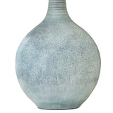 Jessa Table Lamp 27", Light Blue Glaze with Slate Bloom Printed Shade