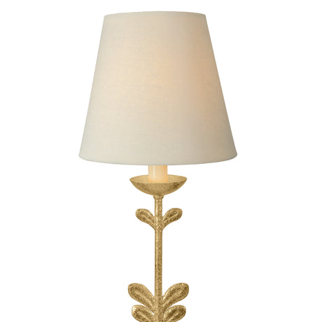 Aviva Buffet Lamp 34", Gold Leaf