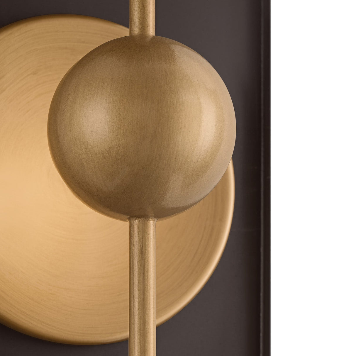 Granville LED Outdoor Wall Light, Extra Large 34", Textured Bronze and Patina Brass