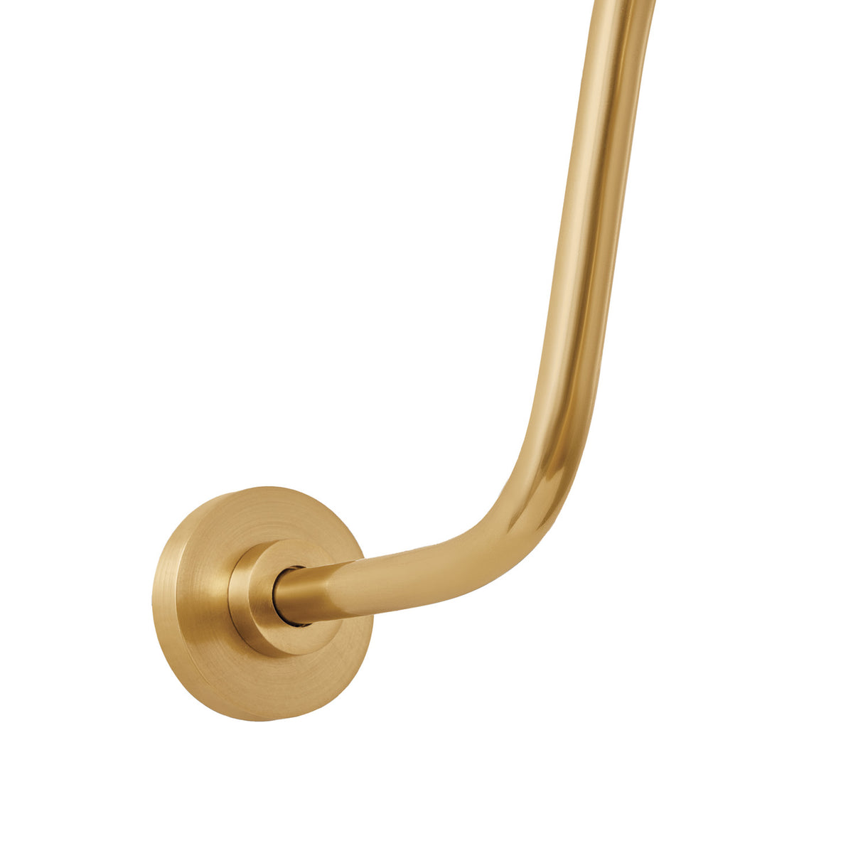 Faye Gooseneck Rechargeable Wall Sconce, Aged Brass