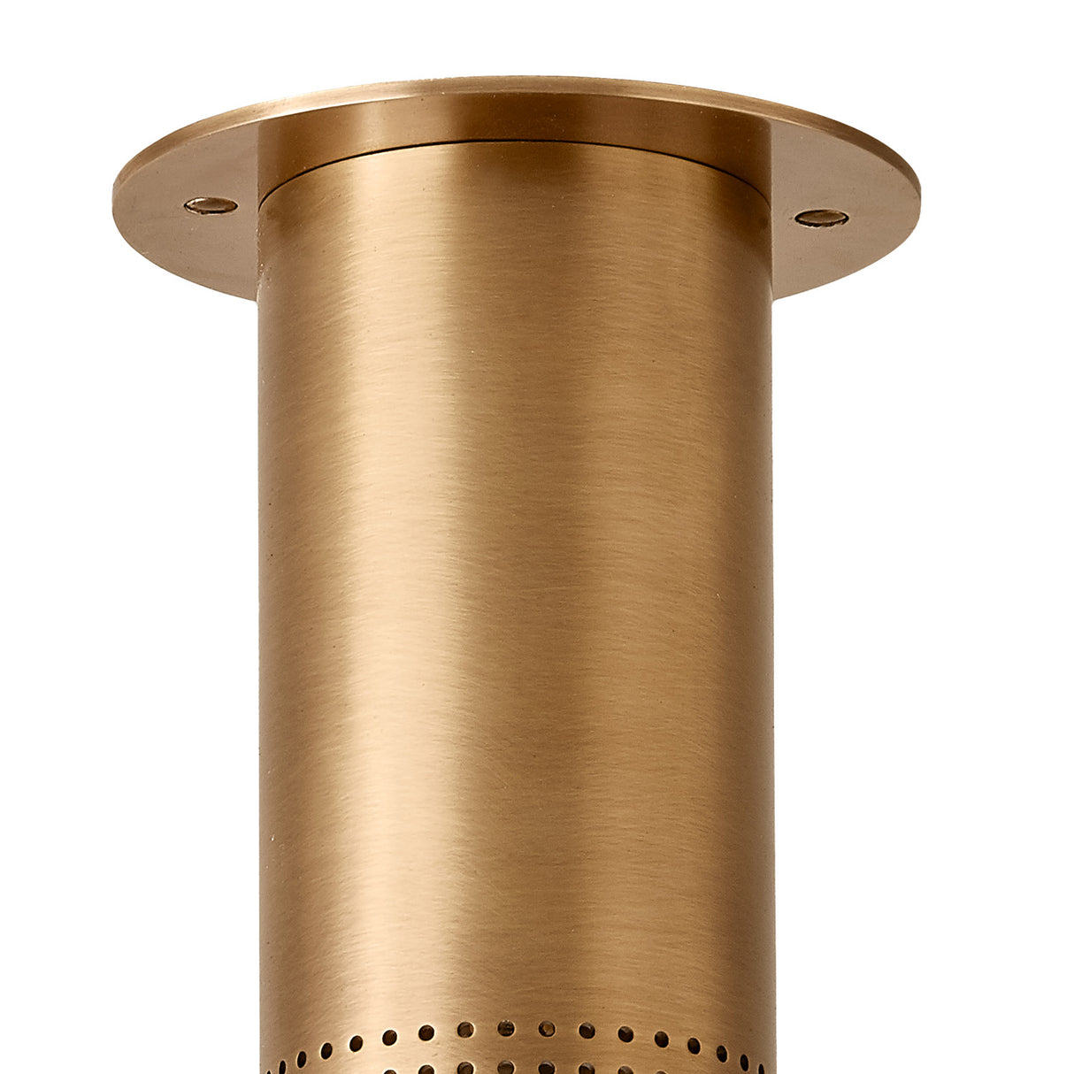 Bevan Small Cylinder Flush Mount 5", Patina Brass