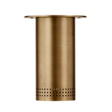 Bevan Small Cylinder Flush Mount 5", Patina Brass