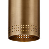 Bevan Small Cylinder Flush Mount 5", Patina Brass