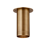 Bevan Small Cylinder Flush Mount 5", Patina Brass