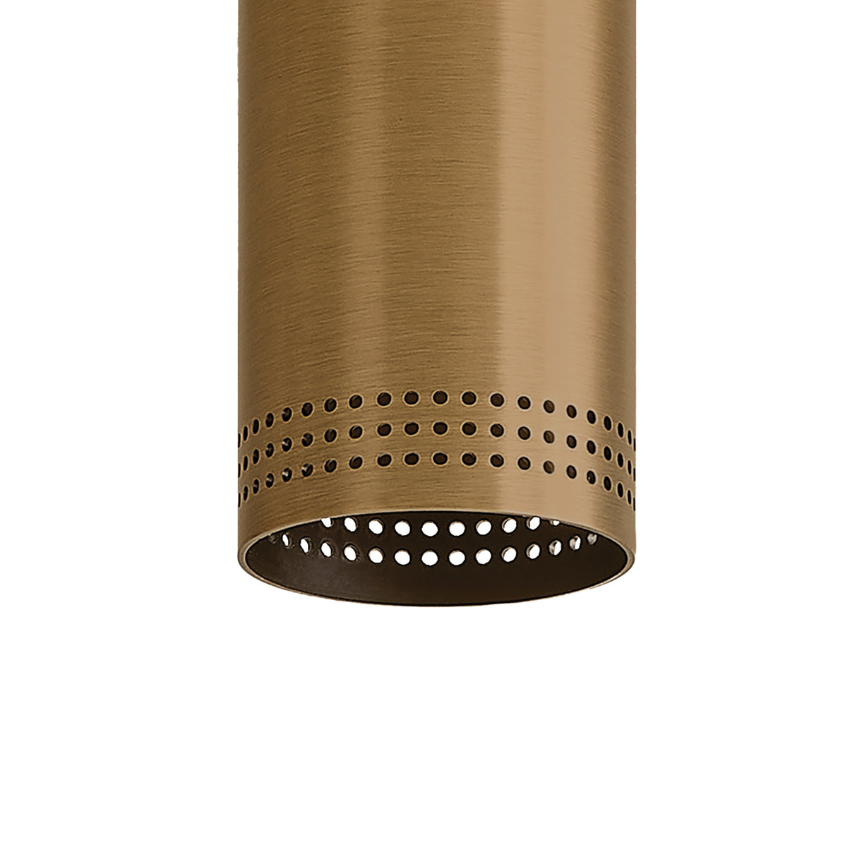 Bevan Medium Cylinder Flush Mount 5", Patina Brass