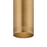 Bevan Medium Cylinder Flush Mount 5", Patina Brass