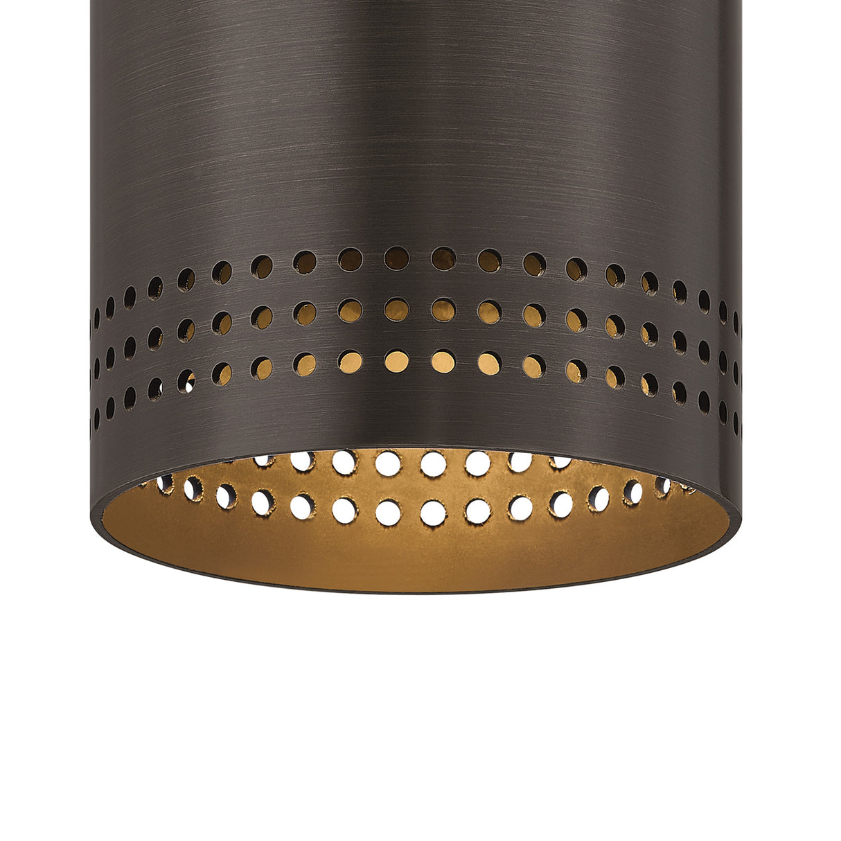 Bevan Mini Cylinder Flush Mount 5", Bronze
