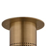 Bevan Mini Cylinder Flush Mount 5", Patina Brass