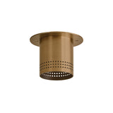 Bevan Mini Cylinder Flush Mount 5", Patina Brass