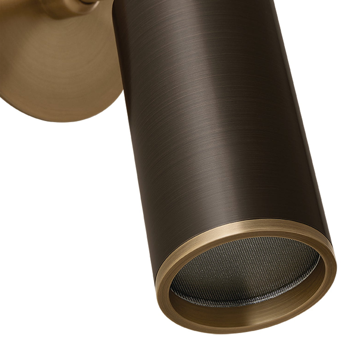 Alcott Adjustable Wall Sconce 9", Bronze and Patina Brass