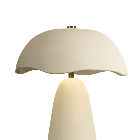 Janna Rechargeable Table Lamp 21", Artisan Ivory