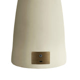 Janna Rechargeable Table Lamp 21", Artisan Ivory