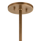 Dunmore Large Pendant 21", Patina Brass