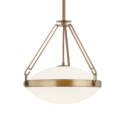 Dunmore Medium Pendant 16", Patina Brass