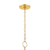 Valencia 4 Light Pendant 20", Aged Brass and Natural Wicker