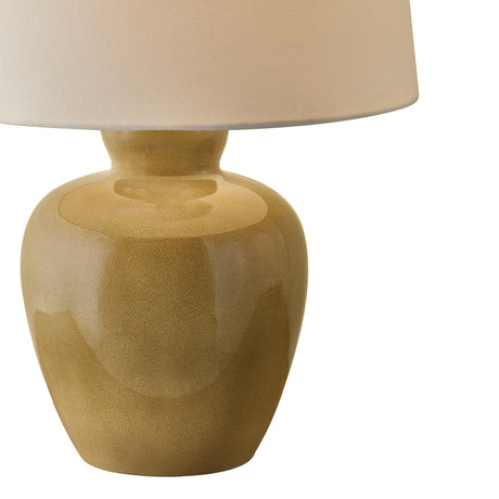 Virginia Table Lamp 24", Ginger Glossy Glaze