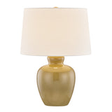Virginia Table Lamp 24", Ginger Glossy Glaze