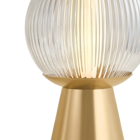 Jaydon Rechargeable Table Lamp 11", Aged Brass