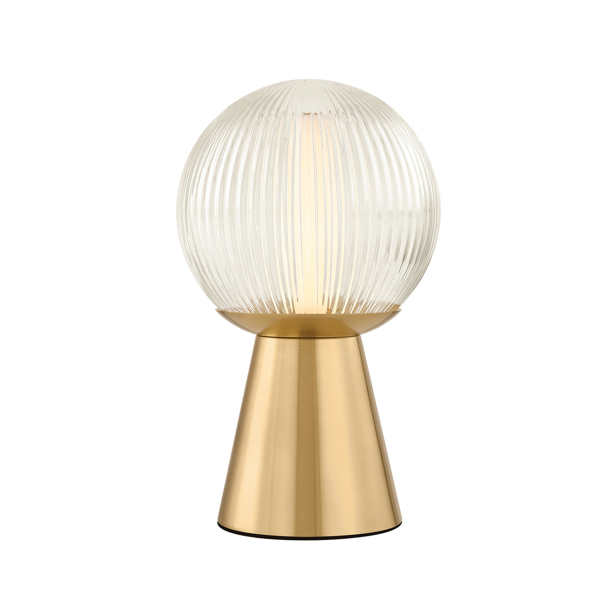 Jaydon Rechargeable Table Lamp 11", Aged Brass