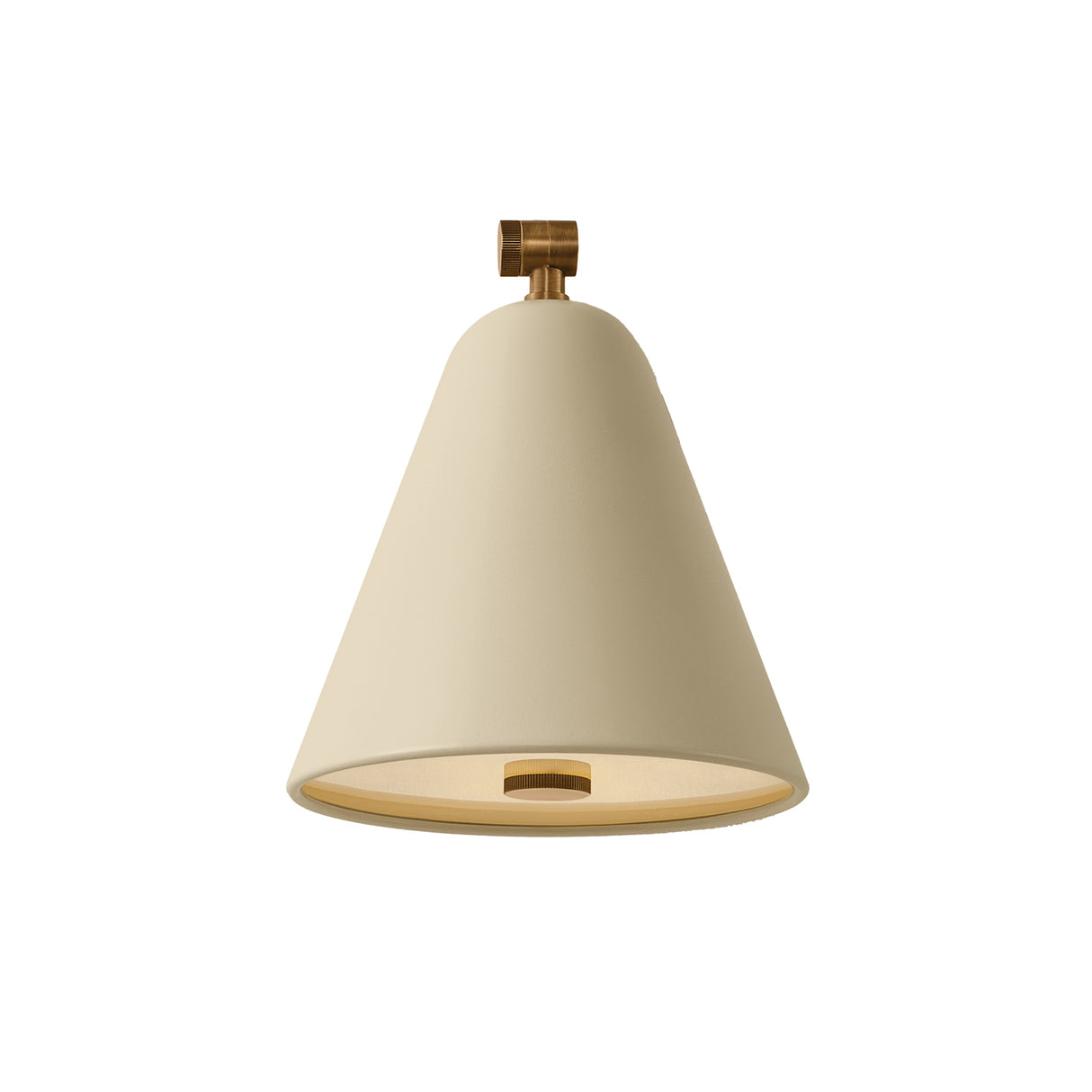 Bryden Pivot Wall Sconce 8", Patina Brass and Soft Sand
