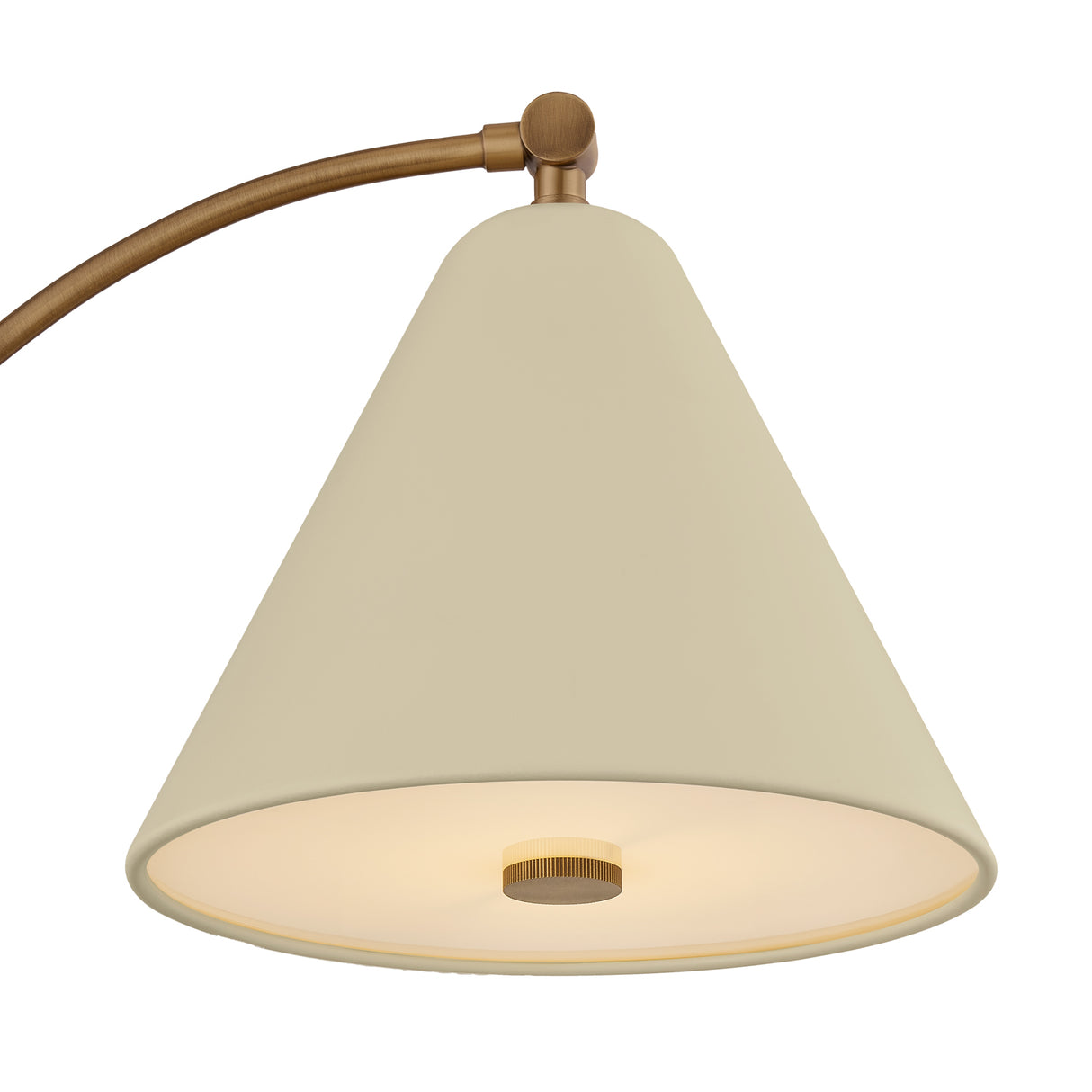 Bryden 3 Light Chandelier 30", Patina Brass and Soft Sand