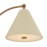 Bryden 3 Light Chandelier 30", Patina Brass and Soft Sand