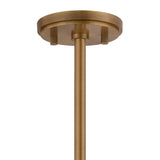 Bryden 5 Light Chandelier 42", Patina Brass and Soft Sand