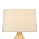 Pandora Table Lamp 26", Classical Mandras Glaze and Gold leaf