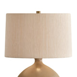 Taryn Table Lamp 24", Cashmere Glaze with Grasscloth