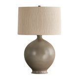 Taryn Table Lamp 24", Cashmere Glaze with Grasscloth