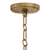 Osborne Medium Pendant 16", Patina Brass and Buttermilk Glass
