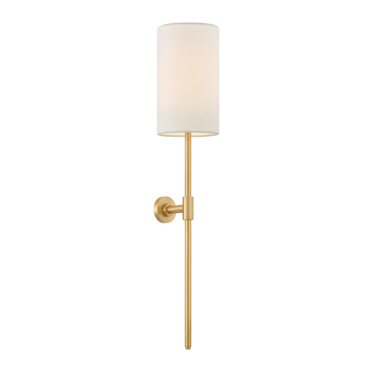 Riven Rechargeable Wall Sconce 19", Aged Brass