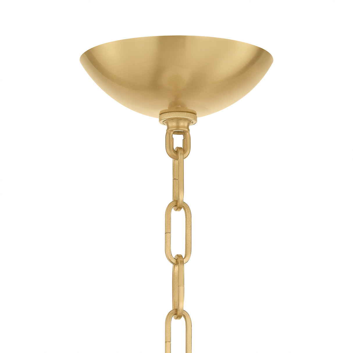 Nadia Medium LED Pendant 17", Aged Brass and Alabaster