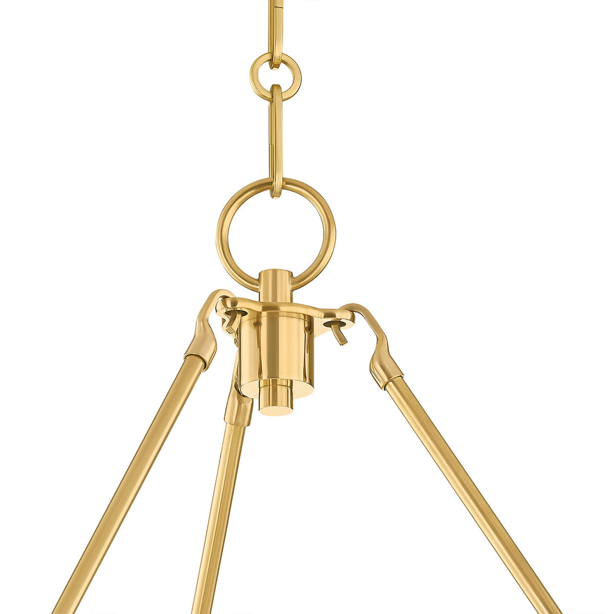 Rafferty Two-Tier Chandelier 50", Aged Brass