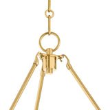 Rafferty Two-Tier Chandelier 50", Aged Brass